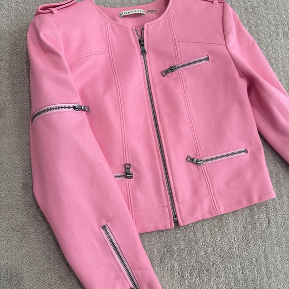 Alice and Olivia leather jacket - Picture 1 of 3